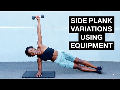 Side Plank Variations Using Equipment