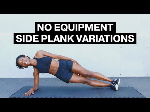 No Equipment Side Plank Variations