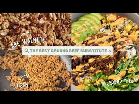 Are Walnuts the BEST Vegan Ground Beef Substitute? | Easy, healthy, delicious plant-based recipes