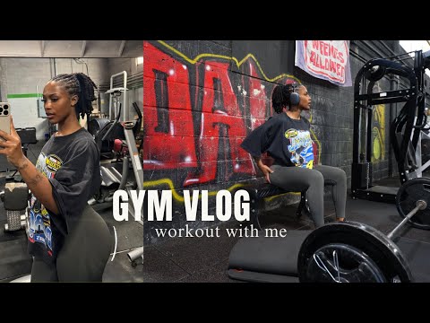 WORKOUT VLOG: train hamstrings and glutes with me | FOCUSED ON GAINS | BUILDING A SHELF