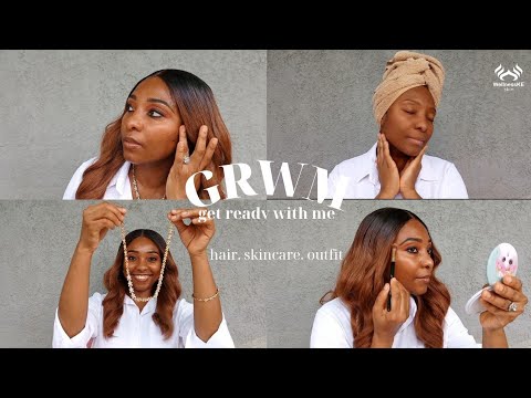 Full Get Ready With Me | Skincare + Hair +Outfit + Makeup