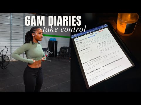 6AM Diaries | Take Control of Your Life! morning routine, gym, bible notes, recommended supplements