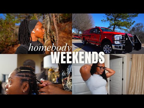 Homebody Weekend | hiking, loc retwist, car accident, girls night, etc.