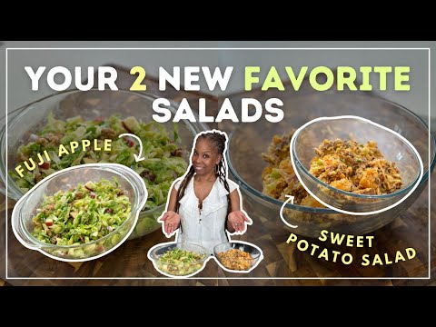 2 Vegan Salads I Make on Repeat | Warm Potato + Fuji Apple Salad Recipes