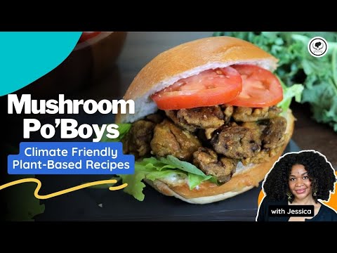 Vegan Mushroom Po’Boys | Affordable Plant-Based Climate Friendly Recipes