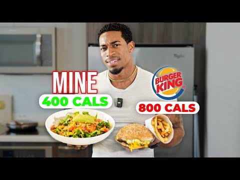 Homemade French Fry Burger Bowl (Healthy Fast Food)