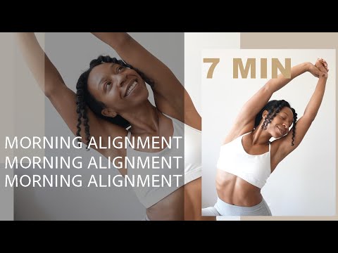 Morning Alignment Flow to Wake Up in a GOOD MOOD 🙂 | 7 Min