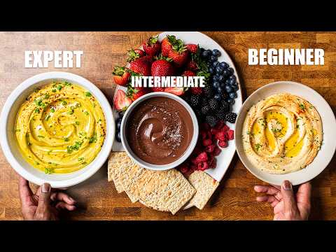 Hummus SHOWDOWN : Which Recipe Reigns Supreme? (Beginner/Intermediate/Expert) | Vegan Recipes