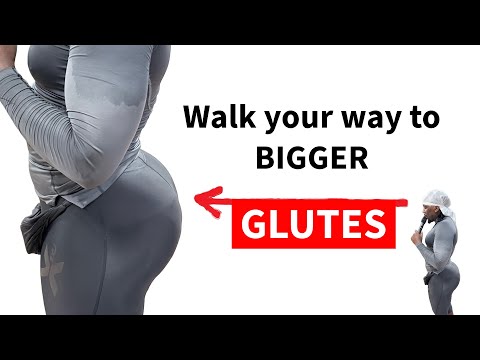 GROW GLUTES FAST WITH WALKING AND SQUATS