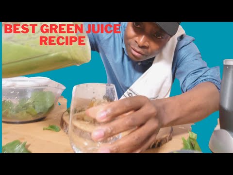 Best Green Juice Recipe in A Blender (  PART TOW )| Chef Ricardo Cooking