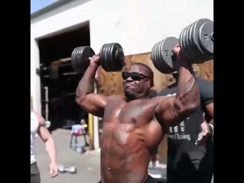 110lbs for reps #shoulderworkout