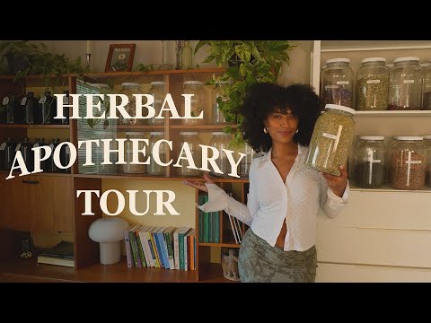 herbalist apothecary tour + restock | beginner-friendly tips for starting your home apothecary