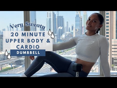 20min SWEATY CARDIO & Upper Body Home Workout