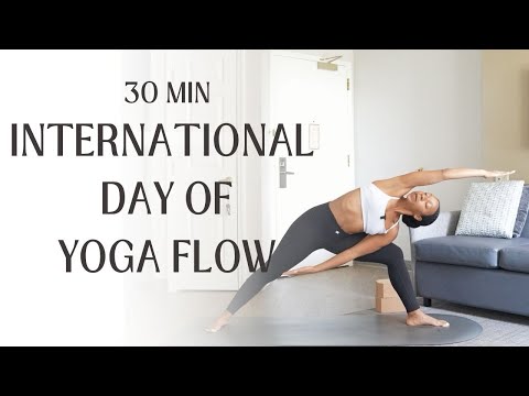 INTERNATIONAL DAY OF YOGA 2025 | 30 min, feel good, gentle vinyasa flow ✨