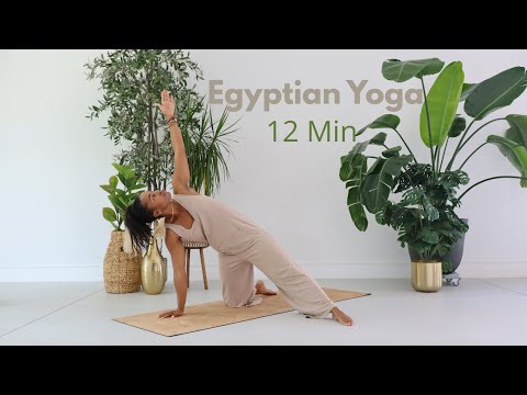 12 Min Egyptian Yoga Flow for Full Body Grounding | Daily Kemetic Yoga