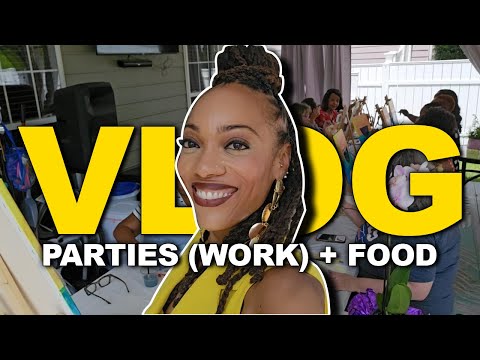 VLOG: Partying hard! Getting paid #Foodie lol
