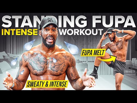 Standing Intense FUPA Beginner Workout (Sweaty WALKING Routine) ??