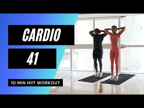 10 MIN CARDIO HIIT WORKOUT // Intense Calorie Burn | MrandMrsMuscle