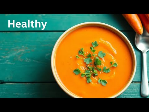 CARROT SWEET POTATO SOUP | HOW TO MAKE CARROT SOUP | EASY SOUP RECIPE