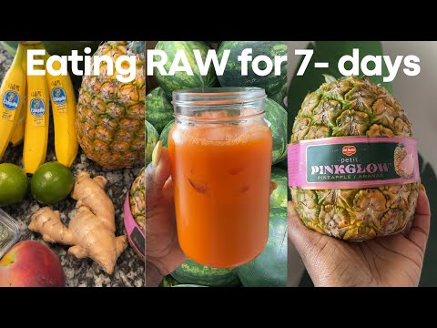 Preparing to eat RAW for an ENTIRE WEEK