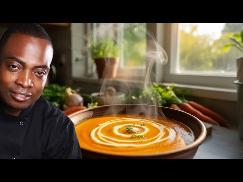 Carrot soup with hidden vegetables: a sneaky healthy meal