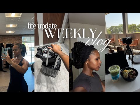 Vlog: life update! spend the day with me, growth, gym, surviving the heat with no ac + catching up