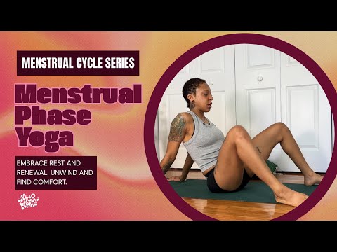 Menstrual Phase Yoga | Embrace Rest & Renewal | Menstrual Cycle Series | 15 Minutes