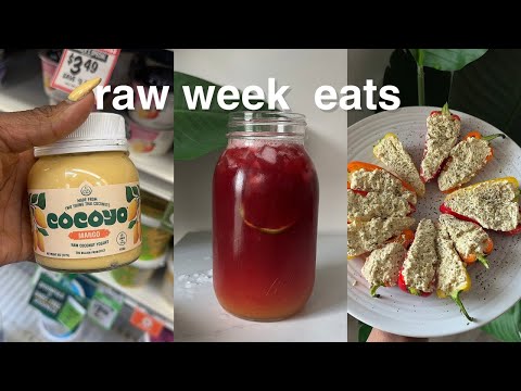 Raw Week Eats | Trying new RAW plant based foods