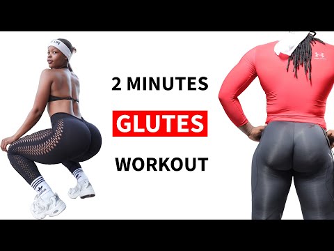 GET FIT FAST With This 2 Minute GLUTES Blast!
