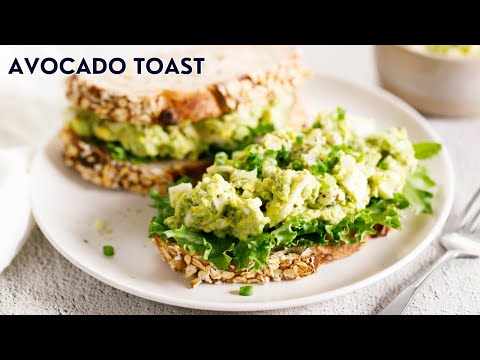 AVOCADO TOAST WITH SALAD!