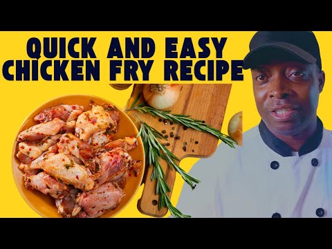 Jamaica 30Minute  Fry Chicken Recipe || Quick and Easy Fry Chicken Recipe