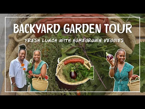 Backyard Garden Tour | Garden Basics101 | Lunch Made With Veggies | Retreat Integration Practices