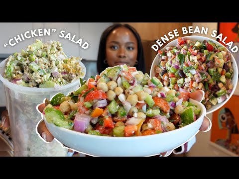 Two Salad Recipes I’ve Been Making All Summer | Plant-based, Healthy, Meal Prep Friendly