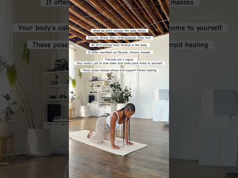 Yoga poses for fibroids