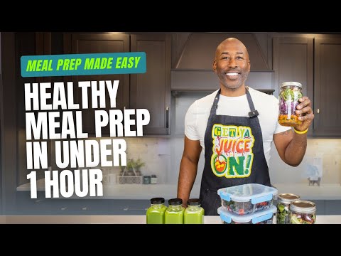 How I Meal Prep in Under an Hour (Salads, Snacks, and Juice!)