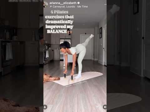 4 #PILATES EXERCISES TO IMPROVE YOUR BALANCE 🥳