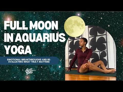 Full Moon in Aquarius Yoga | 20 Minutes
