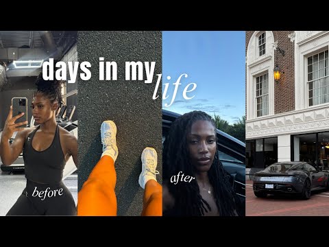 Vlog: Days in My Life! morning run, downtown coffee, taking out my hair & girl chat
