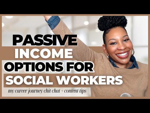 Passive Income Ideas for Your Social Work Career | Starting a social work YouTube channel