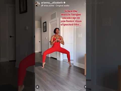 When the muscle fstigue sneaks up on you faster than expected 🙃😂😅 #pilates #shorts #barre #short