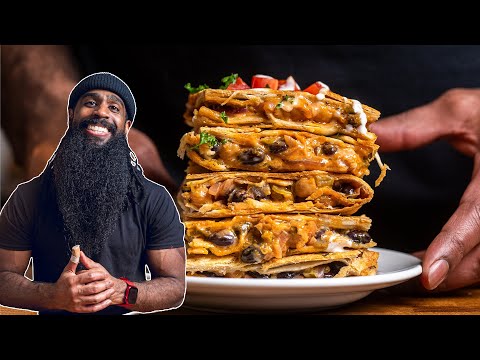 Perfect Vegan Buffalo Chicken Quesadilla – Crispy & Loaded