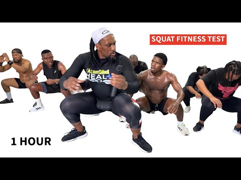 Fitness Test: 50minutes Squat Walk