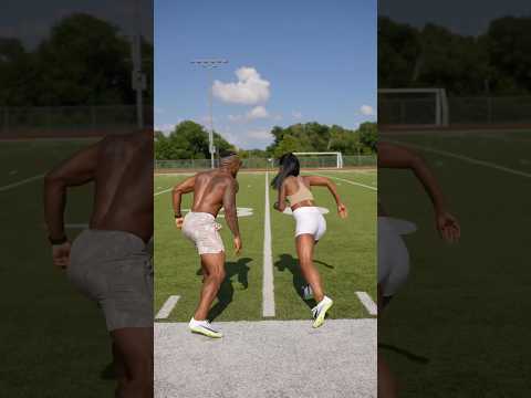 Racing my wife, and if she wins… I’ll buy her the brand new car she wants..😅🥵