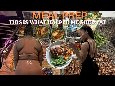 MEAL PREP FOR WEIGHT LOSS! This actually helped me lose 50lbs! High protein!