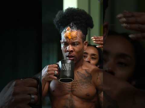 It’s wash day, and she said, my hair needed more protein..🤨🤦‍♂️