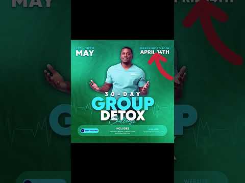 Deadline TOMORROW to Join My 30-Day Detox!