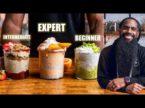 Chia Pudding SHOWDOWN 3: Which Recipe Reigns Supreme? (Beginner/Intermediate/Expert) | Vegan Recipes