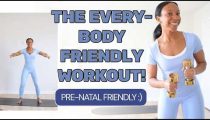 The EveryBODY Friendly Workout for Beginners, Sensitive Knees, & Mommas-to-Be🤍🤰🏻 (17 min)