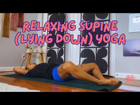 Relaxing Supine (Lying Down) Yoga | 10 Minutes