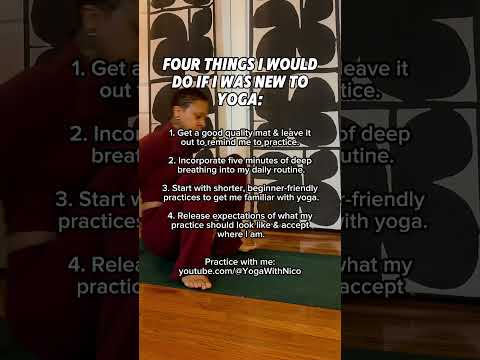 new to yoga? 🧘🏽‍♀️😌🩷✨ #blackyogi #yogaforbeginners #yogatips